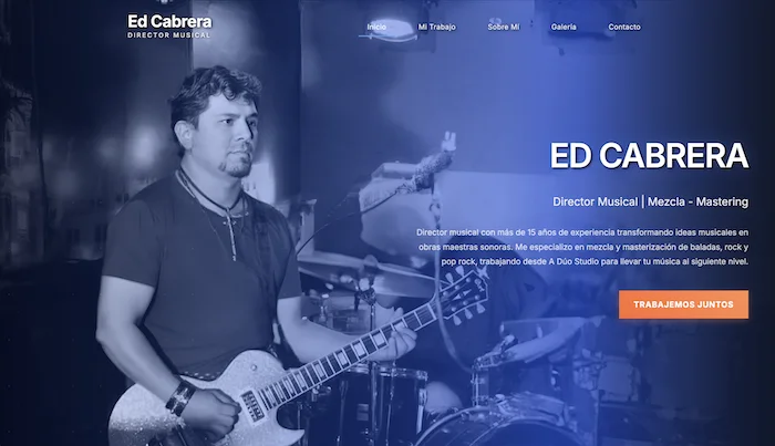 Ed Cabrera - Portafolio Productor Musical